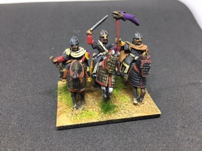 Justinian Byzantine Boukellarioi
Forged in Battle Justinians painted by Dave Saunders
Keywords: EBYZANTINE; LIR