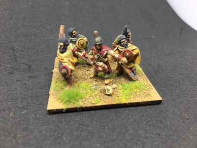 Justinian Byzantine Javelinmen
Forged in Battle Justinians painted by Dave Saunders
Keywords: EBYZANTINE; LIR