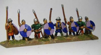 Medieval Spearmen
  Generic Medieval Spearmen - mixed ranges
Keywords: medspear