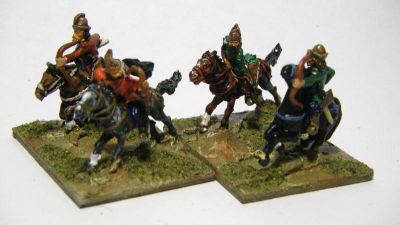 Eastern European Horse Archers
Eastern / Teutonic (well, in DBM anyway) Horse Archers from [url=http://www.vexillia.ltd.uk/]Vexilia's Mirliton Range[/url]. 
Keywords: teuton lhungarian lserb lpolish lithuanian tatar moldavian