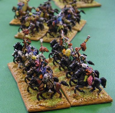 Arab/Ottoman Mamluk cavalry
Napoleonic era figures from AB Miniatures. A few have guns, but hey, who minds when they are this nice?
Keywords: ottoman