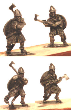 Viking Infantry from Khurasan Miniatures
New vikings from [url=http://khurasanminiatures.tripod.com/viking.html]Khurasan Miniatures[/url]. Huscarls, 4 poses
Keywords: Viking