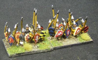 Medieval/Feudal Russian Infantry spearmen
