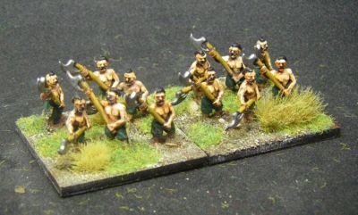 Medieval/Feudal Russian Infantry forest axemen
