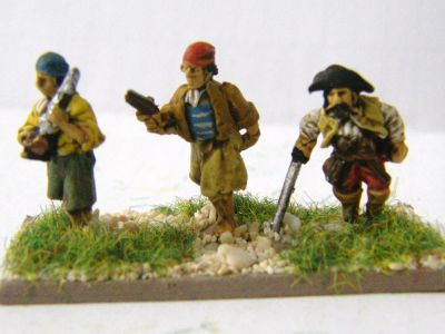 Pirate Infantry
Pirate figures. In this picture you have mostly Blue Moon with additional figure from Peter Pig, (right)
Keywords:  Pirate