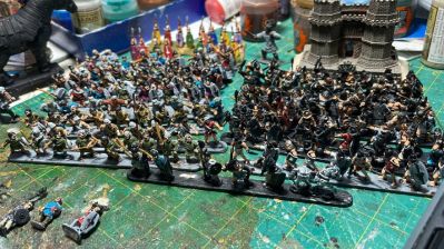 Full army being painted
