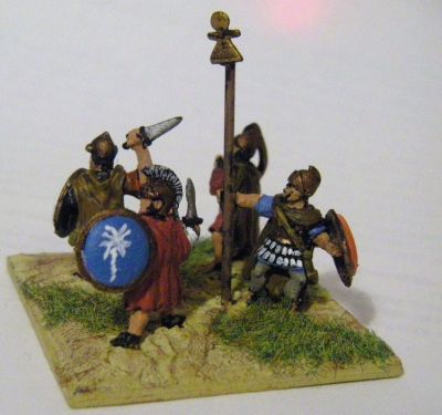 Carthaginian Officers from Xyston
Carthaginian officer pack - the standards are supplied as "heads" - add your own pole
Keywords:  LCART 