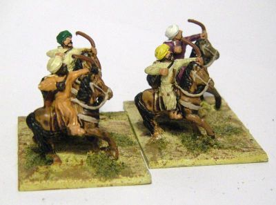 Generic Arab Horse Archers
Arab figures from Essex code AEA5
Keywords: Ghaznavid arabcav abbasid bedouin arab seljuk