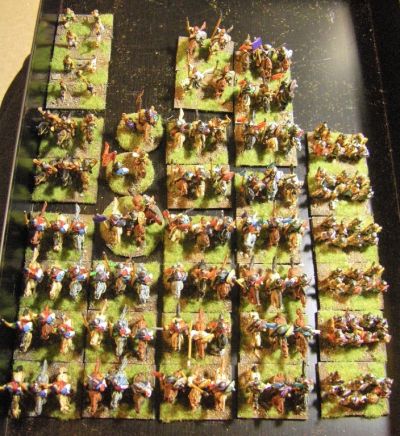 Carolingian Army
All of a Carolingan army for ADLG, 
