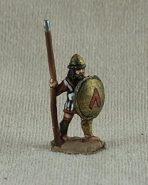 Classical Greek Era Spartan Hoplite
Greeks - pictures kindly provided by [url=http://shop.ancient-modern.co.uk/greeks-23-c.asp]Donnington Miniatures[/url], the manufacturer and painted by their painting service. GRF11 Spartan Hoplite linen armour, long spear, pilos helmet, Hoplon
 
 
Keywords: hgreek