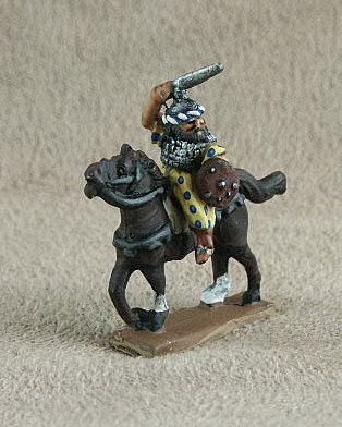 Arab cavalry officer
Figure code as per the filename, sold singly by [url=http://www.donnington-mins.co.uk/]Donnington Miniatures[/url]. Picture provided by the manufacturer, painted by their own painting service.
Keywords: arab abbasid