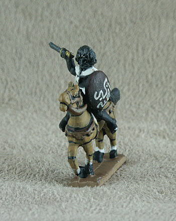 Arab Berber cavalry
Figure code as per the filename, sold singly by [url=http://www.donnington-mins.co.uk/]Donnington Miniatures[/url]. Picture provided by the manufacturer, painted by their own painting service.
Keywords: arab abbasid