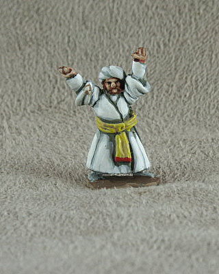 Arab DMF12 Mullah/Imman
From Donningtons Arab range. Pictures with prrmission of the [url=http://shop.ancient-modern.co.uk/arabs-76-c.asp]Donnington Miniatures[/url] and painted by their painting service.
Keywords: abbasid arab ayyubid bedouin berber fatimid mamluk seljuk umayyad berber