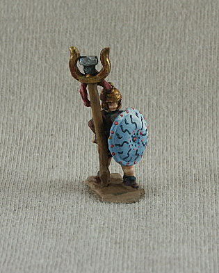 Carthaginian CAF02 Libyan Standard Bearer
Carthaginians from [url=http://www.donnington-mins.co.uk/]Donnington[/url]. Painted by their own painting service. This figure is medium foot, large round shield
Keywords: Lcarthage ecarthage carthage