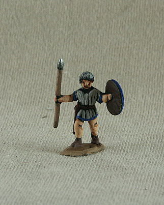 Republican Roman Italian Allies Velite 
Romans from [url=http://shop.ancient-modern.co.uk]Donnington[/url] painted by their own painting service. RRF15 Italian Allies Velite unarmoured foot, javelin, round shield
 
Keywords: MRR LRR