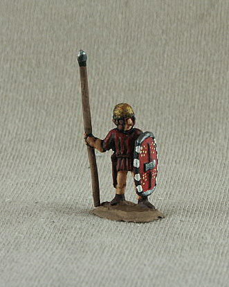 Roman Penal Legion Triarius Gallic equipment
Romans from [url=http://shop.ancient-modern.co.uk]Donnington[/url] painted by their own painting service. RRF20 Roman Penal Legion Triarius Gallic equipment, unarmoured foot, long spear, shield
 
Keywords: MRR LRR