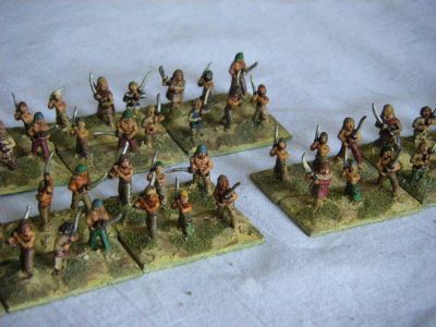 Dacian Falxmen
Dacian falxmen. Large figures - Donnington, Small - Mikes Models
Keywords: Dacian