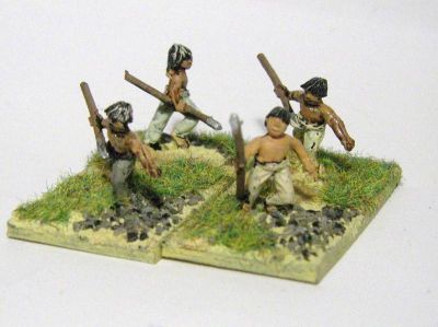 Gauls & Celts - adolescent skirmishers
Adolescent skirmishers - they are noticably smaller than the other figures in the range (but no cheaper!!) 
Keywords: gallic celt