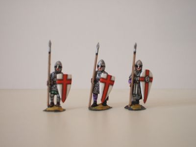 Crusader Heavy Infantry (3 variants) lances included
1150 to 1190 Crusader range from [url=http://www.legio-heroica.com/Crociati-en.html]Legio Heroica[/url] - pictures supplied by the manufacturer
Keywords: Crusader crusader latins effoot