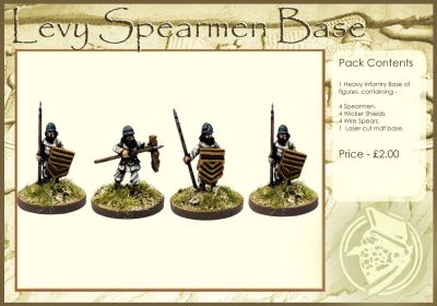 Sassanid Levy Spearmen
New Sassanid range from [url=http://www.lurkio.co.uk]Lurkio[/url], images produced with the kind permission of the manufacturer. Prices correct as of 10/10
Keywords: Sassanid