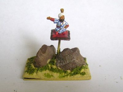 Arab General on Magic Carpet
Arab troops painted by Martin van Tol 
Keywords: arabcav arabfoot