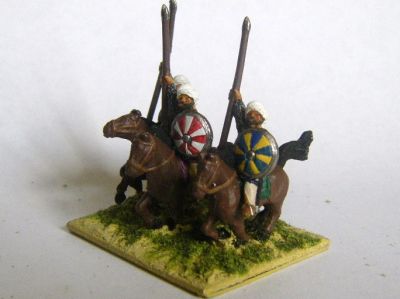 Generic Arab Cavalry 
Arab troops painted by Martin van Tol 
Keywords: arabcav arabfoot mamluk