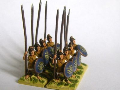 Hellenistic Pikemen
Painted by Martin van Tol 
Keywords: Alexmac bactrian Hhfoot