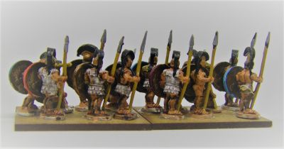 Museum Z-range Hoplites
New (2019) digitally sculpted hoplites from Museum, with LBMS shield transfers
