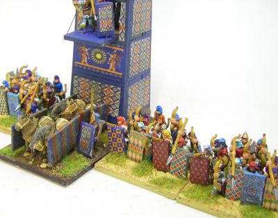 Museum Z-Sculpt Persian Sparabara
Museum Miniatures Z digital sculpt range Persians, in deep formations. The pavises are printed images found on Pinterest. The Cyrus tower is a 10mm siege tower from Pendraken
Keywords: EAP; LAP