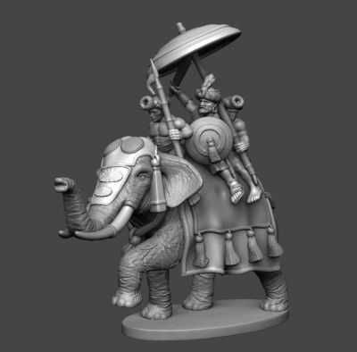 Classical Indian Generals Elephant
Museum Miniatures "Z" range Indians. This is a 3D render of the figure. Picture used with kind permission of Museum Miniatures. See and shop the range at [url=https://www.museumminiatures.co.uk/classical/classical-indians-z.html]The Museum Miniatures website[/url]
Keywords: Indian