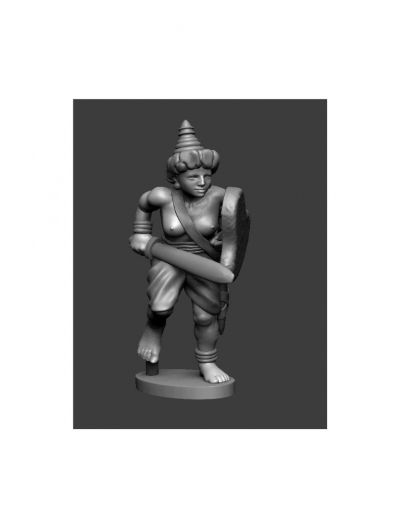 Classical Indian Maiden Guard
Museum Miniatures "Z" range Indians. This is a 3D render of the figure. Picture used with kind permission of Museum Miniatures. See and shop the range at [url=https://www.museumminiatures.co.uk/classical/classical-indians-z.html]The Museum Miniatures website[/url]
Keywords: Indian