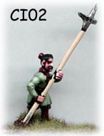 Han / Warring States / Qin Chinese halberdier
Chinese troops from Museum Miniatures - pictures from the manufacturer
Keywords: Han Qin