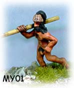  Mycenaean Warrior, Nude running JLS.
Mycenean range from [url=http://www.museumminiatures.co.uk/]Museum Miniatures[/url], pictures kindly provided by the manufacturer
Keywords: trojan