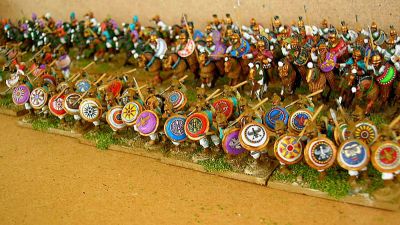 Lydian Hoplites from theonetree Painting Service
Lydians painted by pro-painters [url=http://www.fieldofglory.net/index.html]theonetree Painting Service[/url] - click their name to see more great painting
Keywords: Lydian hoplite