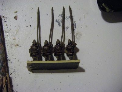 Hellenistic Pikemen
Pikemen being painted - based, sprayed in an earth tone and then inked with peat brown ink.
Keywords: HHFOOT Alexandrian