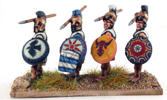 Hoplites 
Pro-painted by [url=http://www.steve-dean.co.uk]Stve Dean Painting[/url]
Keywords: HGREEK