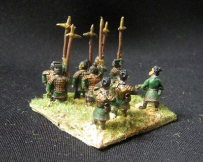 Chinese crossbow armed troops
Museum Miniatures crossbowmen
Keywords: Han