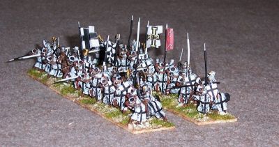 Teutonic Knights
Teutons from Mirliton - http://www.vexillia.ltd.uk/
Painted by Peter Hagel
Keywords: teuton