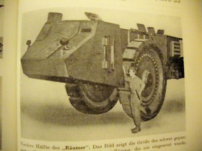 German mine exploding vehicle
