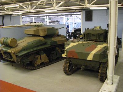 M5 A1 Stuart
M5A1 (Stuart VI). 6,810 produced. M5 with the turret of the M3A3; this was the major variant in US units by 1943
