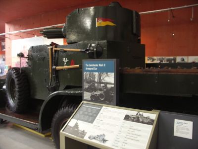 Lanchester Armoured Car
By 1939, most Lanchesters (13 Mk I, 1 Mk IA, 5 Mk II, 3 Mk IIA) were sent to the Far East and assigned to the Selangor and Perak battalions of Federated Malay States Volunteer Force, the Singapore Volunteer Corps, Straits Settlements Volunteer Force and the 2nd battalion of Argyll & Sutherland Highlanders in Malaya. Some of these took part in the Malayan Campaign (December 1941 - 15 February 1942) against Japan.
