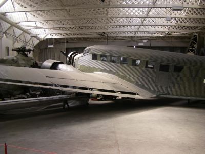 JU52 
Originally a Spanish version, now resprayed as a German one
