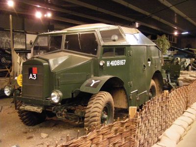 Morris Quad Gun Tractor
In the Land Warfare Hall 
