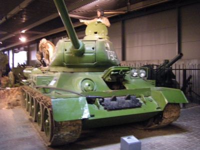 T34/85
In the Land Warfare Hall 
