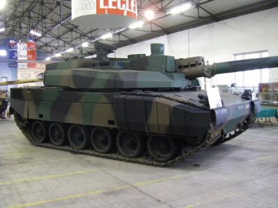 Leclerc
The Leclerc is in service with the French Army and the army of the United Arab Emirates. In production since 1991 the Leclerc entered French service in 1992 replacing the AMX 30 as the country's main armoured platform. With production now complete, the French Army has a total of 406 Leclerc and the United Arab Emirates Army has 388
