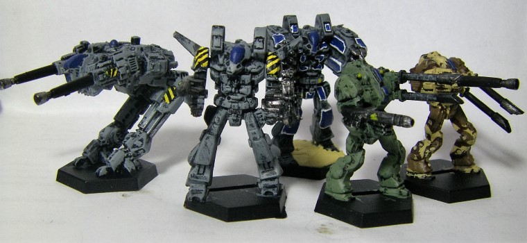 e4M Mech plastic multipose Mechs