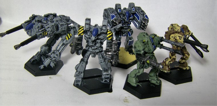 e4M Mech plastic multipose Mechs