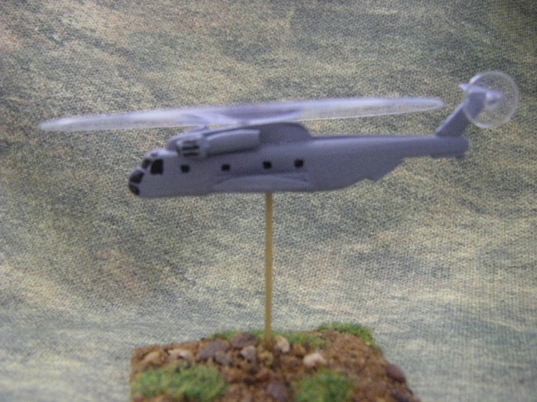 1/300th Scale CH-53 USMC Helicopters with rotor discs