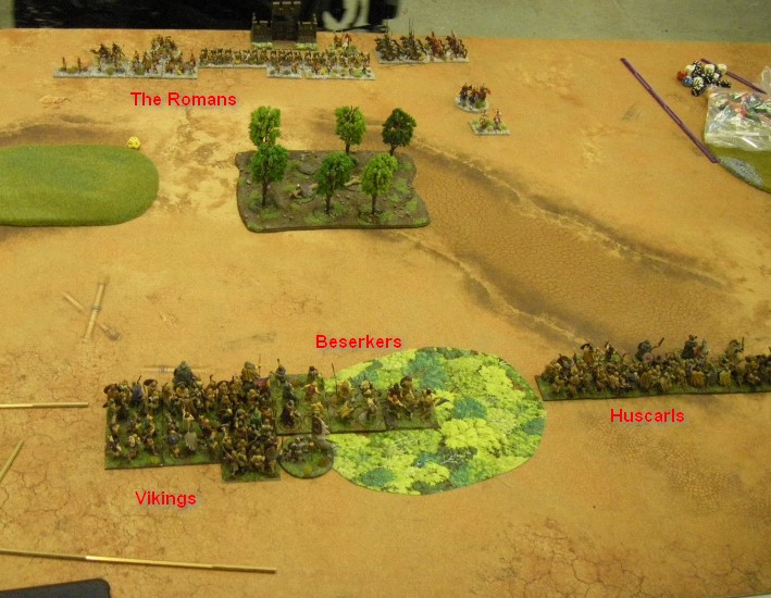 L'Art de la Guerre, Big Abona - The Roman World: Vikings vs Keith's Airfix MIR, 28mm