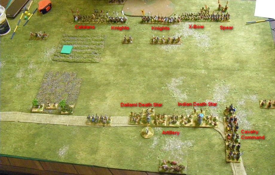 L'Art de la Guerre, Dark Ages: Ghaznavid vs Feudal Spanish, 15mm